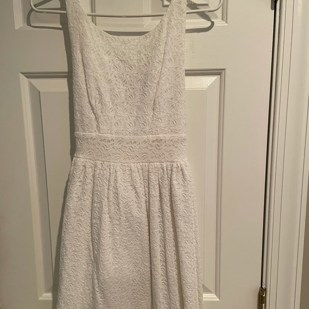 White lace sundress